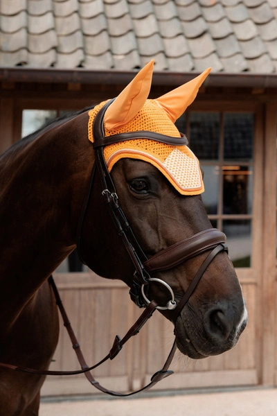 Nauszniki Kentucky Wellington Velvet Printing - pomarańczowe