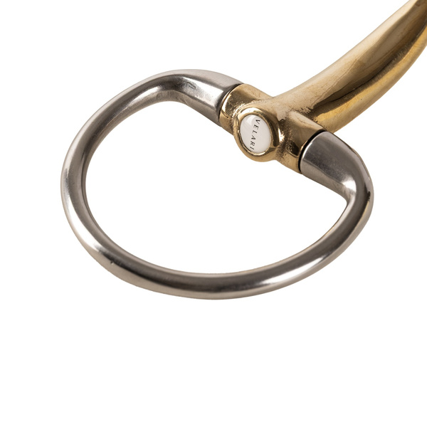 Velari wędzidło Eggbutt Single Jointed Sweet Copper 14 mm