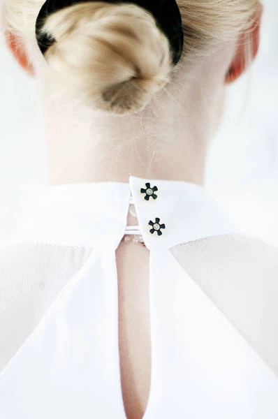 Koszula konkursowa Fleur de Lys Equestrian Molly - biała