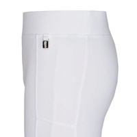 Dziecięce legginsy Junior KLKemmie Full-Grip z pełnym lejem - białe