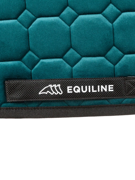 Czaprak Equiline Velvet Octagon Garog - szmaragdowy