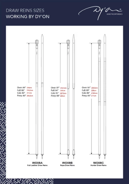 Dy'on skórzana wodza pomocnicza Working 1/2