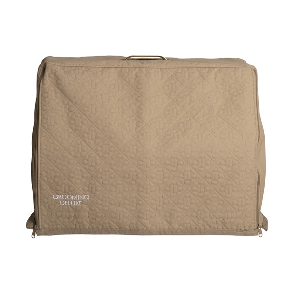 Pokrowiec na dużą skrzynkę na szczotki Show Grooming Box Cover - beżowy - Kentucky Grooming Deluxe