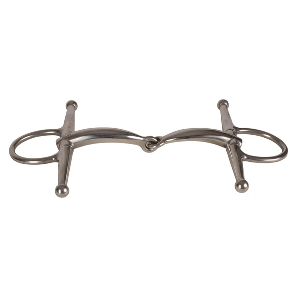 Velari wędzidło Full Cheek Bit Single Jointed Stainless Steel 16 mm