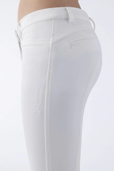 Dziecięce bryczesy Equiline Jaklink - białe