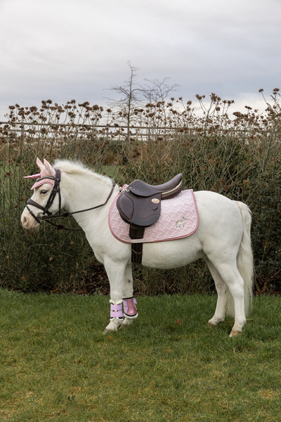 Kentucky nauszniki Wellington Unicorn Glitter - różowe