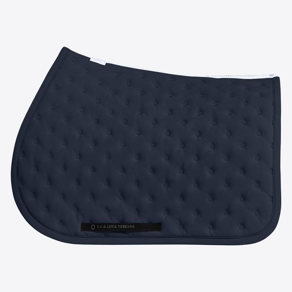 Czaprak Cavalleria Toscana Embrodery Quilted - granatowy