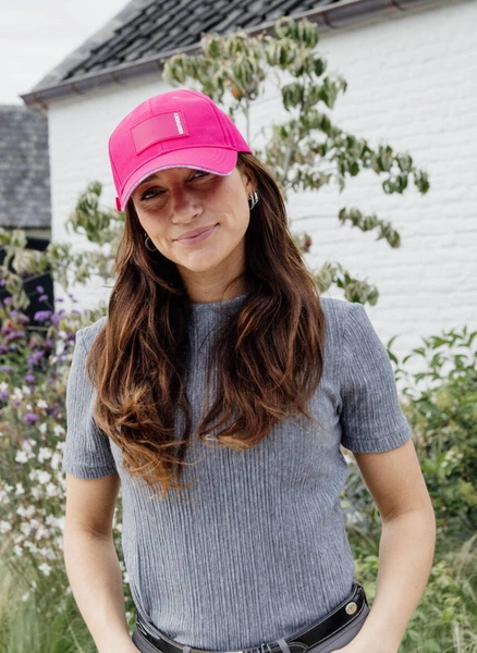 Kentucky czapka Rubber Logo - różowa