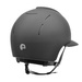 Kask KEP Smart POLO Matt - czarny z beżowymi paskami