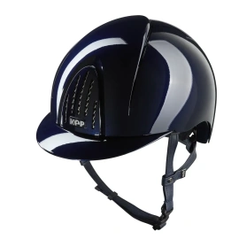 Kask KEP Smart NOVA Polish - granatowy z granatowymi paskami