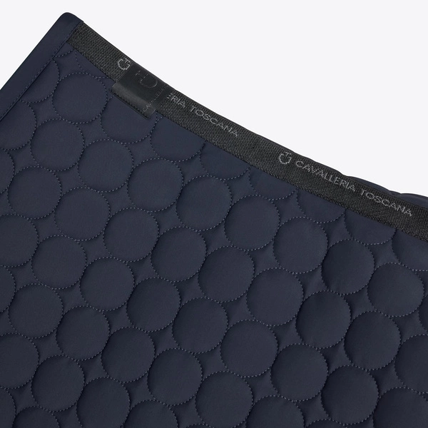 Czaprak Circle Quilted Jumping Saddle Pad - granatowy