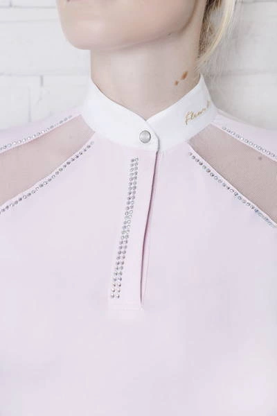 Koszula konkursowa Fleur de Lys Poppy Short - różowa