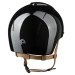Kask KEP Smart NOVA Polish Star Sliver - czarny z brązowymi paskami
