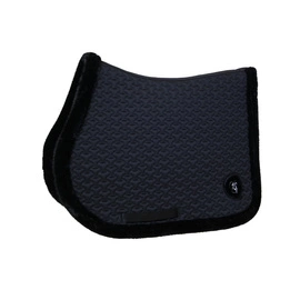 Kentucky czaprak Fake Fur Plaited Quilt - czarny