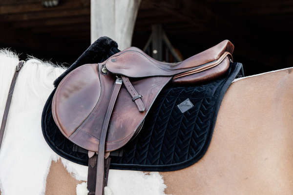 Kentucky czaprak Skin Friendly Velvet - czarny