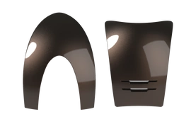 Panele KEP 2.0 Textile Polish Brown - przód + tył