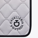 Czaprak Cavalleria Toscana Orbit Quilted - jasnoszary z czarnym logo
