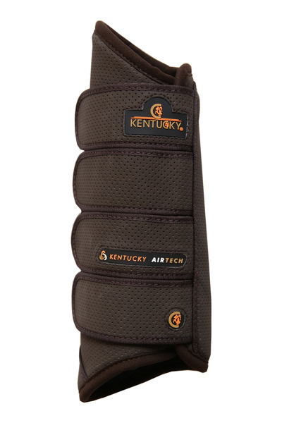 Kentucky ochraniacze na zadnie nogi Eventing Air Tech - brązowe