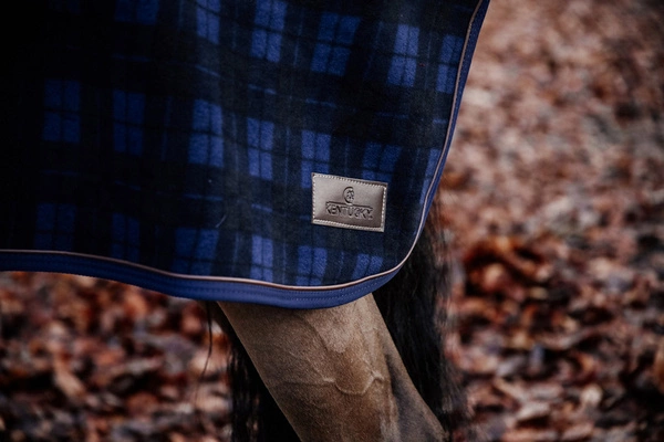 Kentucky półderka do jazdy Quater Rug Heavy Fleece - w kratkę