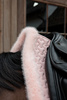 Kentucky czaprak Fake Fur Plaited Quilt - różowy