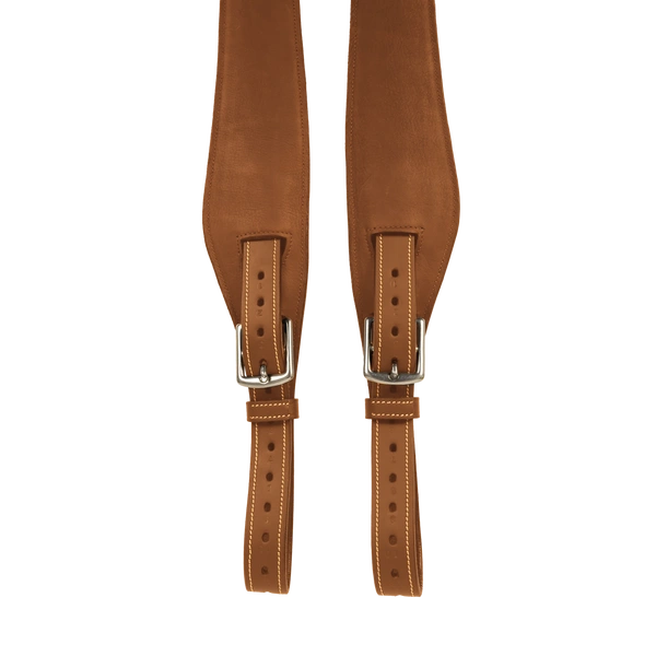 Puśliska Dy'on Leather Stirrup Straps Mono - jasny brąz