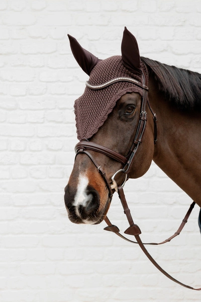 Długie nauszniki Kentucky Fly Veil Long - brązowe