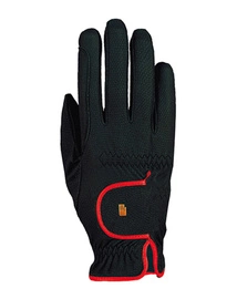 Rękawiczki Roeckl Lona - czarny/czerwony