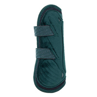 Kentucky Ochraniacze Bamboo Tendon Elastic Velvet na przednie nogi - ciemna zieleń