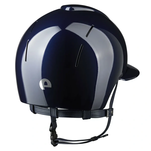 Kask KEP Smart NOVA POLO Polish - granatowy z granatowymi paskami