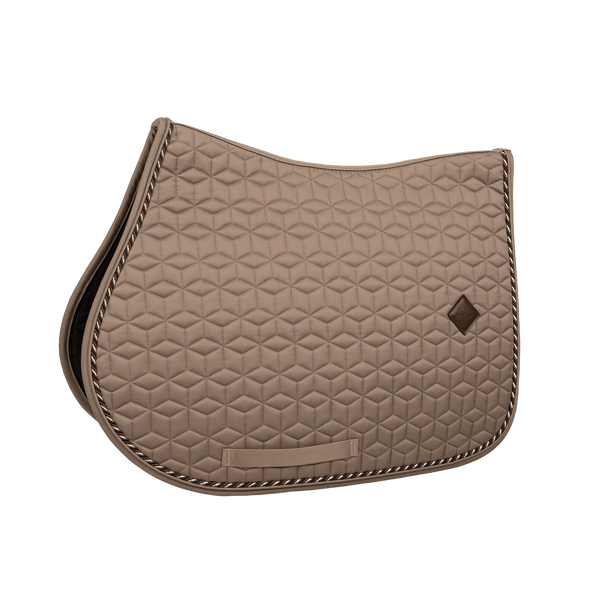 Kentucky czaprak Classic Custom One Cord - beżowy z brązowo-złotym sznureczkiem