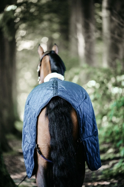 Kentucky derka stajenna bez wypełnienia - granatowa