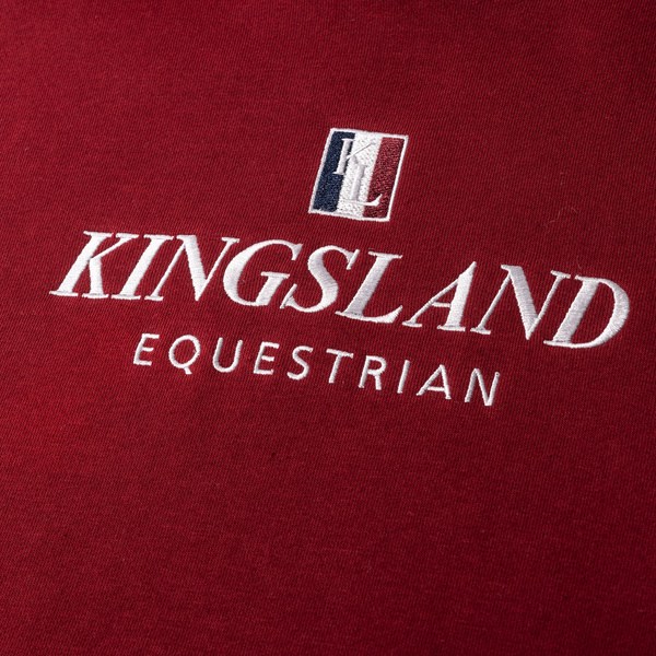 Bluza dziecięca Kingsland Classic Junior Hoodie - bordowa