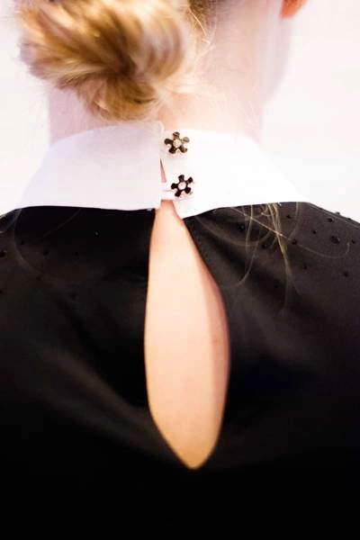 Koszula konkursowa Fleur de Lys Equestrian Holly - czarna