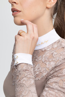 Koszula konkursowa Fleur de Lys Equestrian Cristall - beżowa