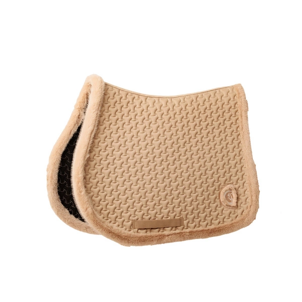 Kentucky czaprak Fake Fur Plaited Quilt - beżowy