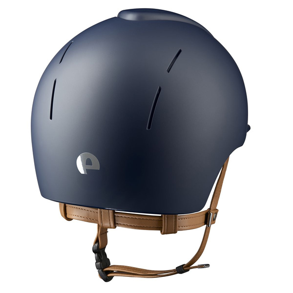 Kask KEP Smart NOVA Textile - granatowy z brązowymi paskami