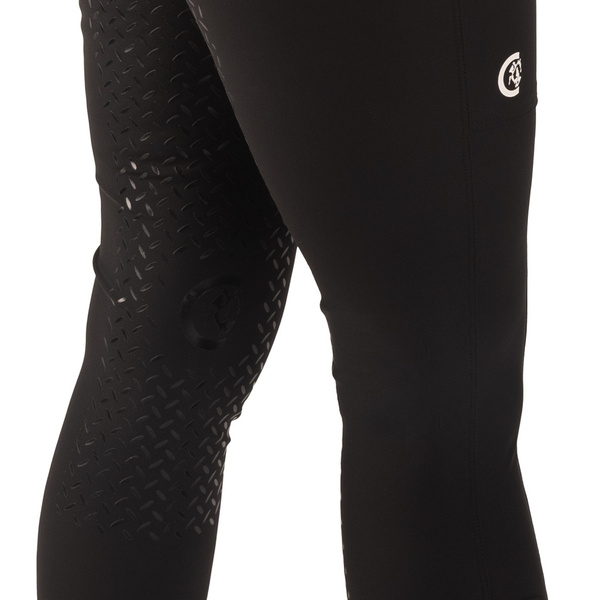 Damskie legginsy Kentucky Classic z pełnym lejem - czarne
