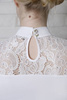 Koszula konkursowa Fleur de Lys Equestrian Cristall Short - biała