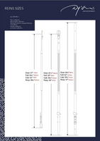 Parciane wodze z 9 stoperami 5/8" Dy'on Working