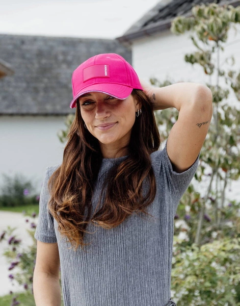 Kentucky czapka Rubber Logo - różowa