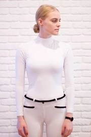 Koszula konkursowa Fleur de Lys Equestrian Holly - biała