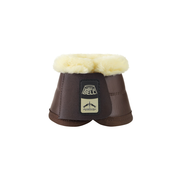 Veredus kalosze Safety-Bell Save The Sheep z naturalnym futrem - brązowe