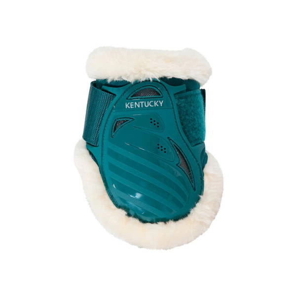 Kentucky Vegan Sheepskin Young Horse Fetlock na zadnie nogi - szmaragdowe