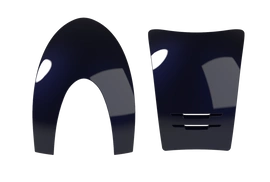 Panele KEP 2.0 Textile Polish Blue - przód + tył