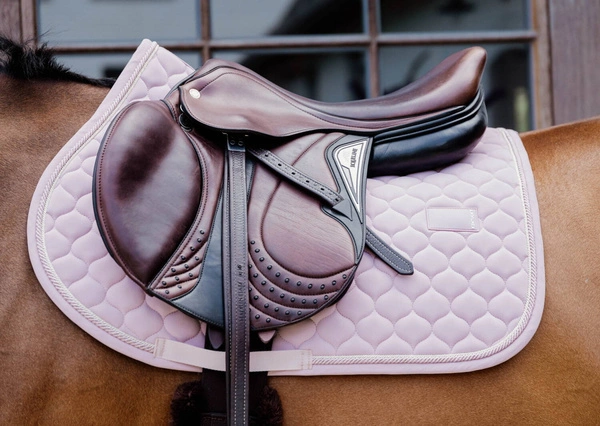 Kentucky czaprak Rubber Logo - jasny róż