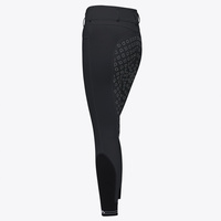Bryczesy Full Grip z wysokim stanem Cavalleria Toscana - czarne