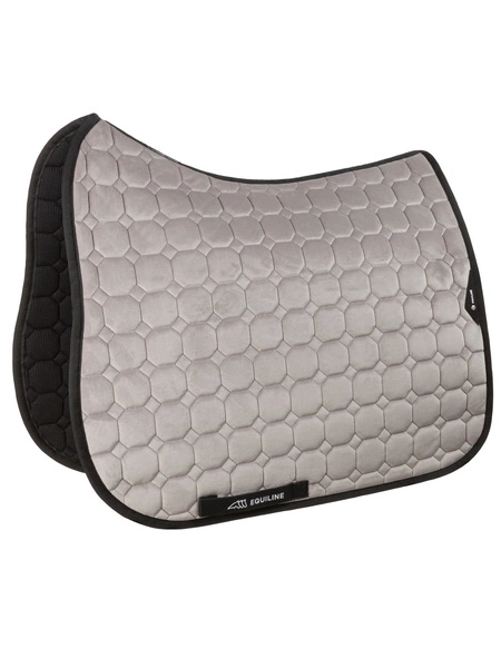 Czaprak Equiline Velvet Octagon Garog - jasnoszary