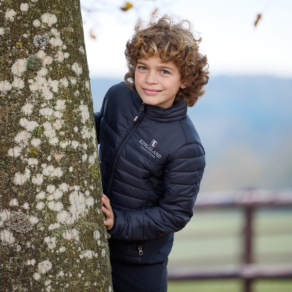 Kurtka dziecięca Kingsland Classic Junior Jacket - granatowa