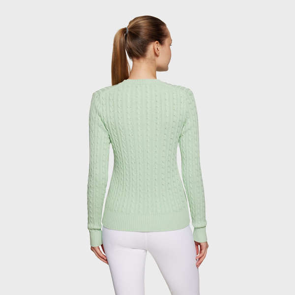 Sweter Samshield Lisa Twisted - pistacjowy