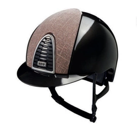 Kask KEP Cromo 2.0 POLO Shine Galassia Collection - czarny z beżowym przodem